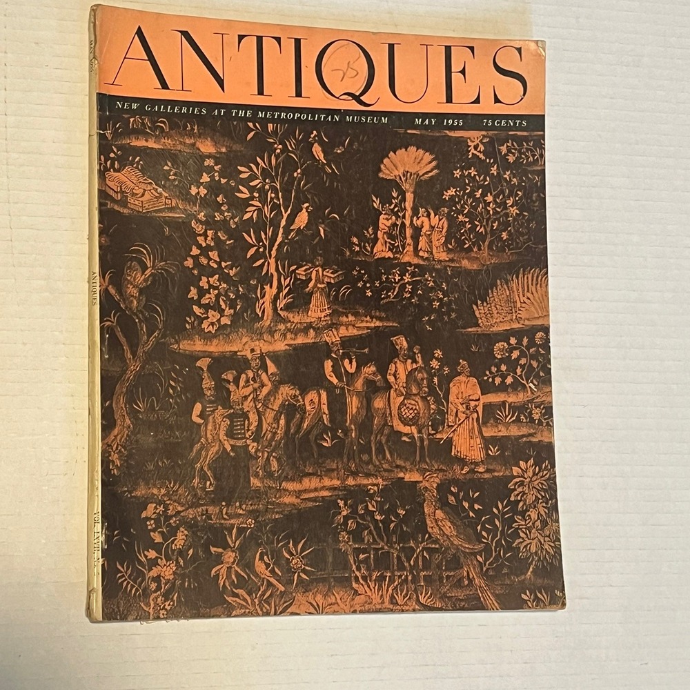 ANTIQUES Magazine May 1955 Metropolitan Museum Galleries Vintage Collectible